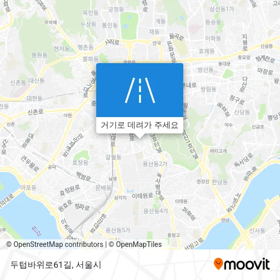 두텁바위로61길 지도