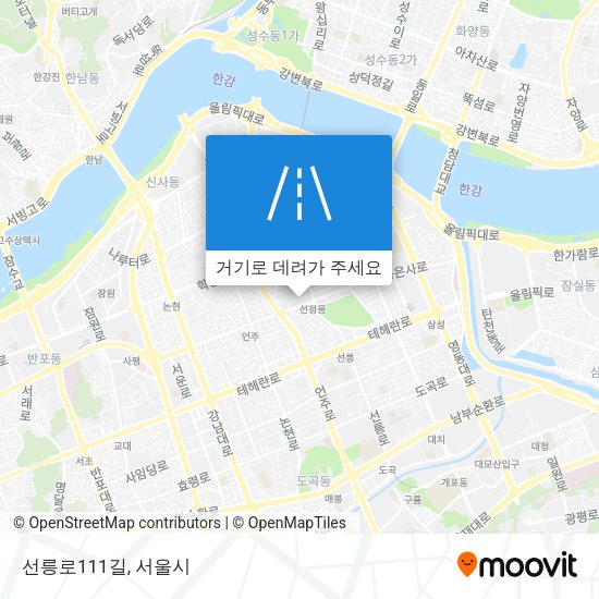 선릉로111길 지도