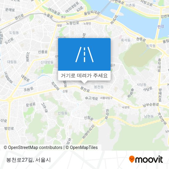 봉천로27길 지도