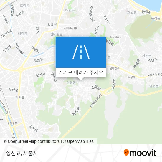 양산교 지도