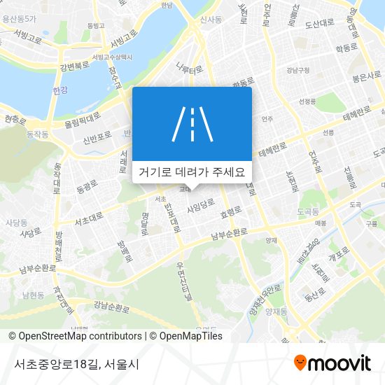 서초중앙로18길 지도