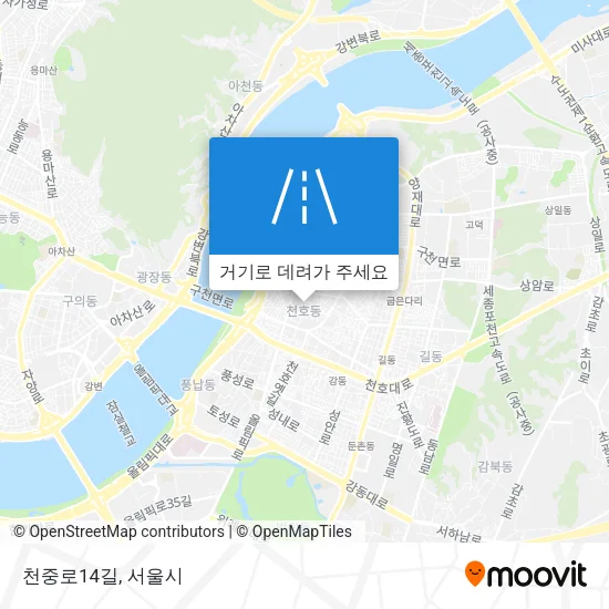 천중로14길 지도
