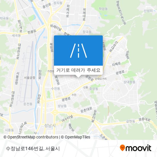 수정남로146번길 지도