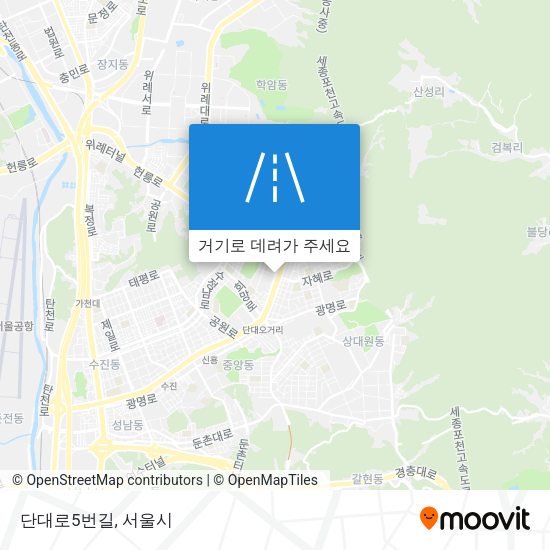 단대로5번길 지도