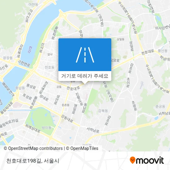 천호대로198길 지도