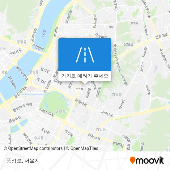 풍성로 지도