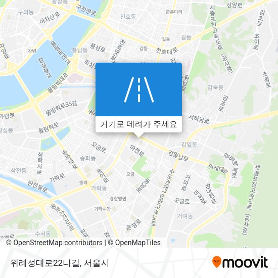 위례성대로22나길 지도