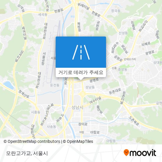 모란고가교 지도