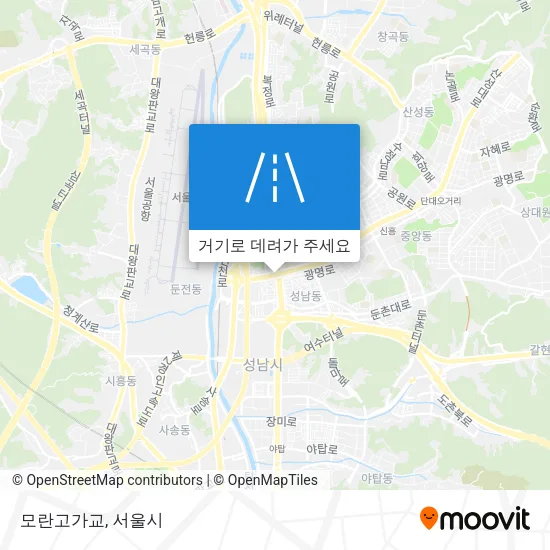 모란고가교 지도