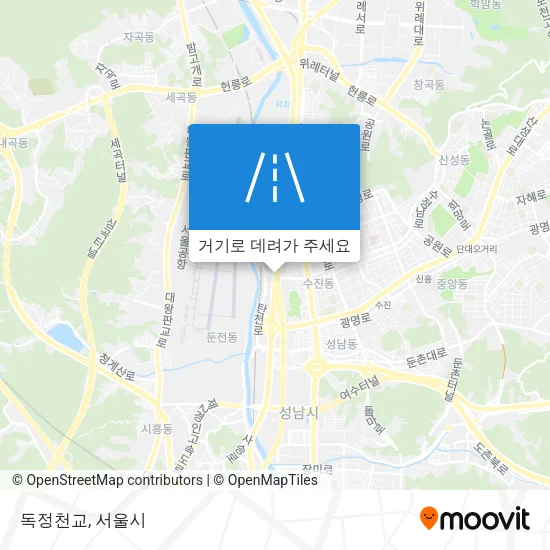 독정천교 지도