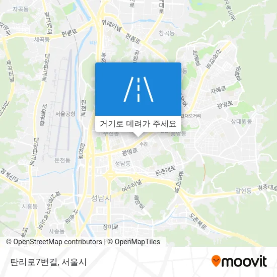 탄리로7번길 지도