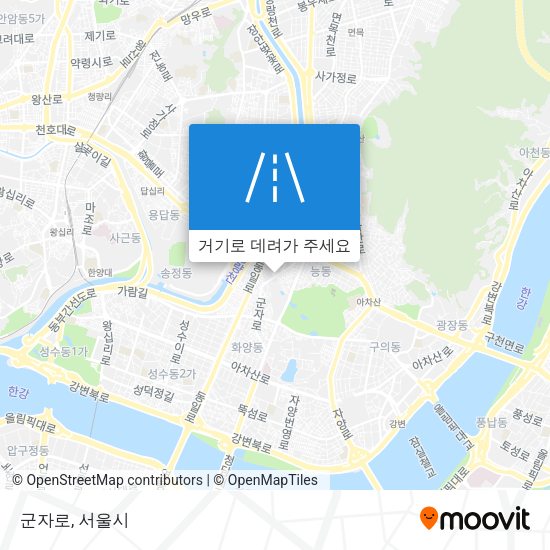 군자로 지도
