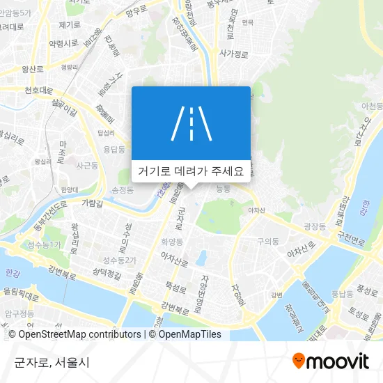 군자로 지도
