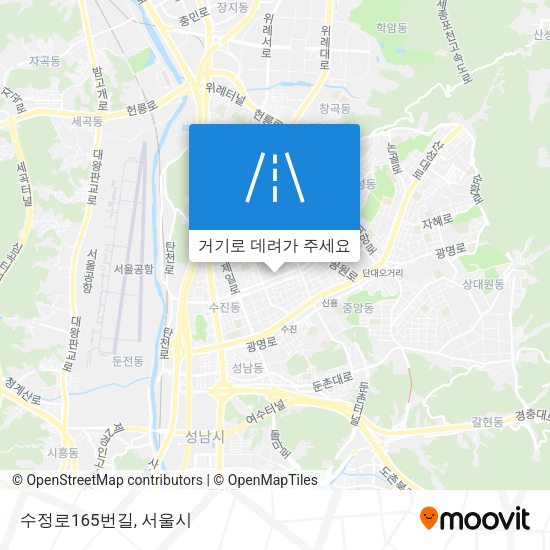 수정로165번길 지도