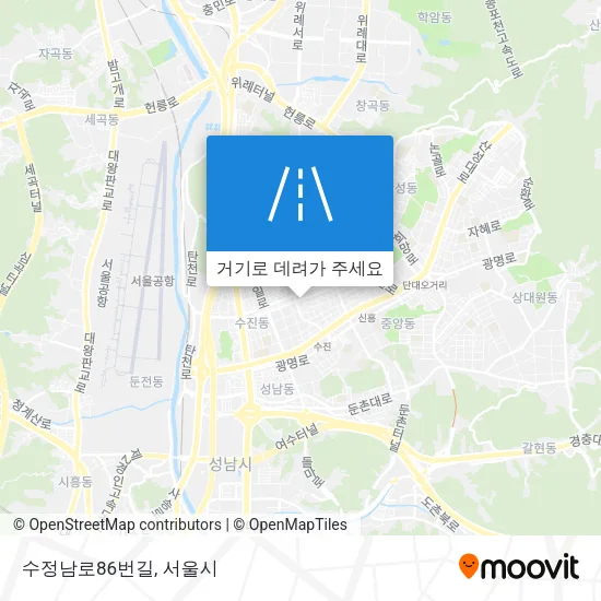 수정남로86번길 지도