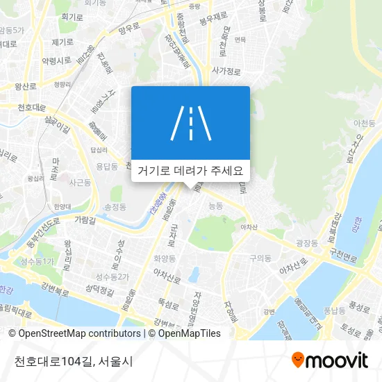 천호대로104길 지도