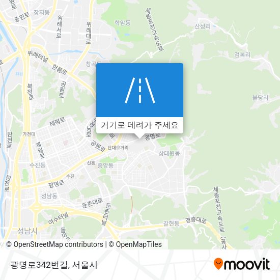 광명로342번길 지도