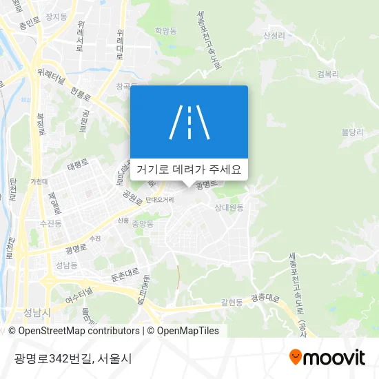 광명로342번길 지도
