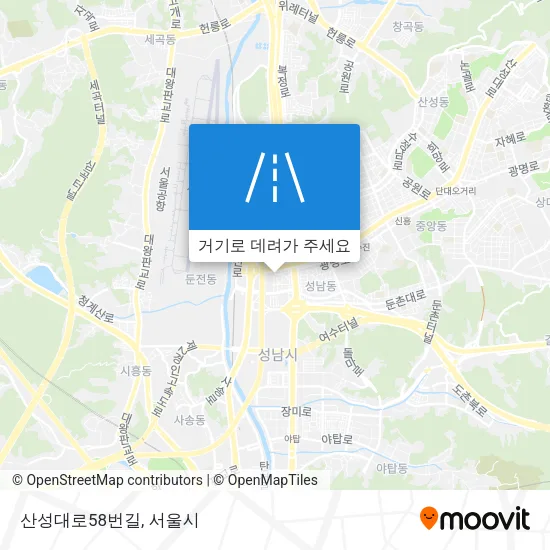 산성대로58번길 지도