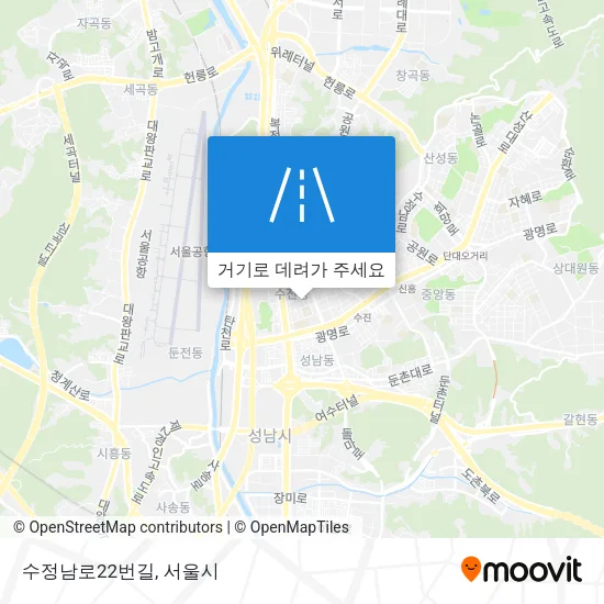 수정남로22번길 지도