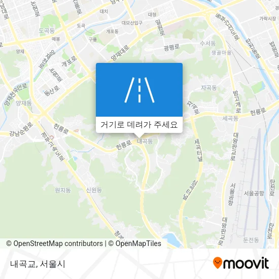 내곡교 지도