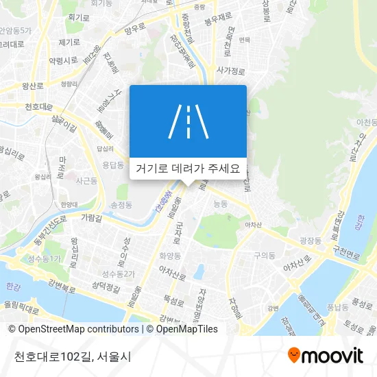 천호대로102길 지도