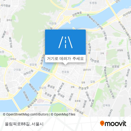 올림픽로88길 지도