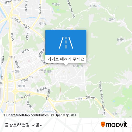 금상로86번길 지도