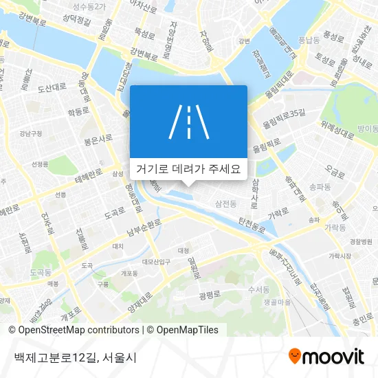 백제고분로12길 지도