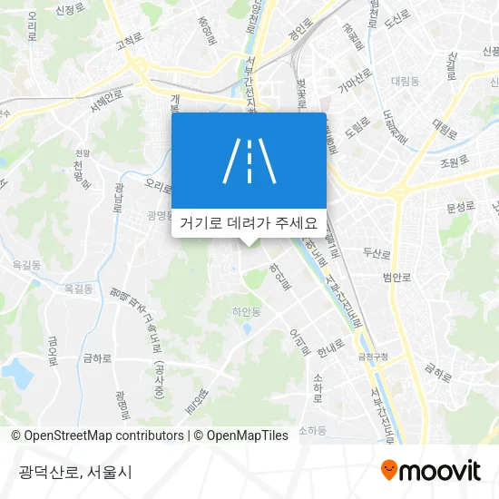 광덕산로 지도