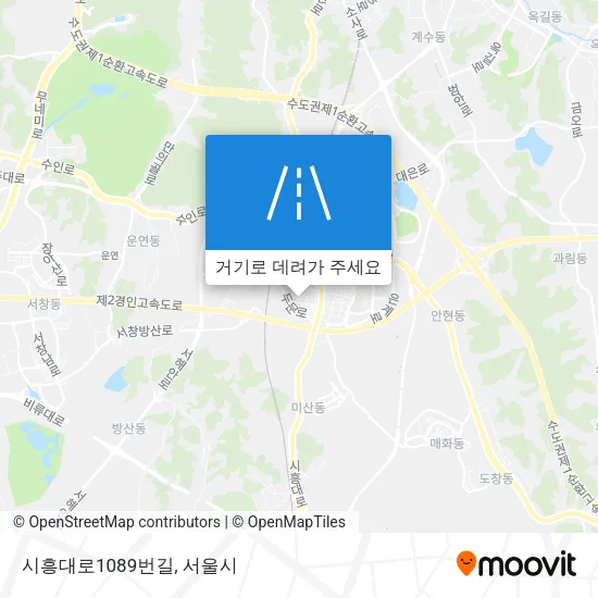 시흥대로1089번길 지도