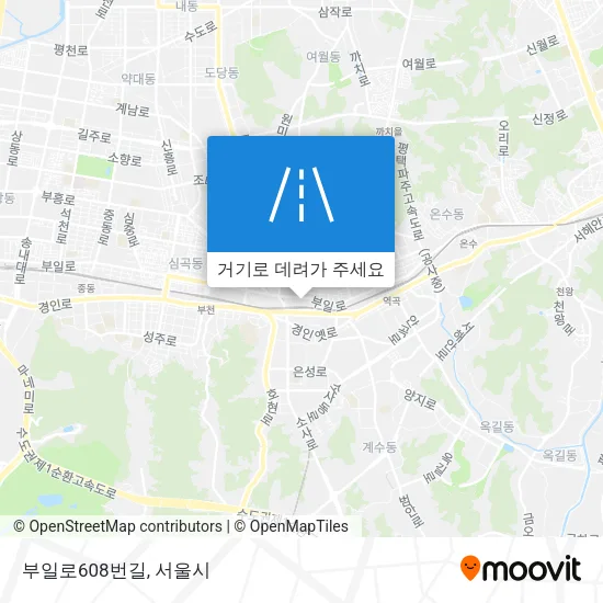 부일로608번길 지도