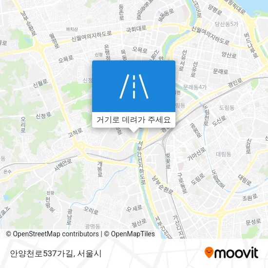 안양천로537가길 지도