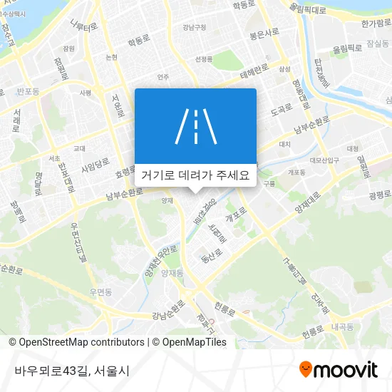 바우뫼로43길 지도