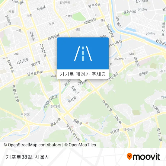개포로38길 지도