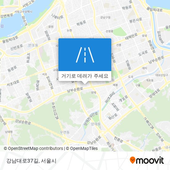 강남대로37길 지도