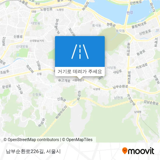 남부순환로226길 지도
