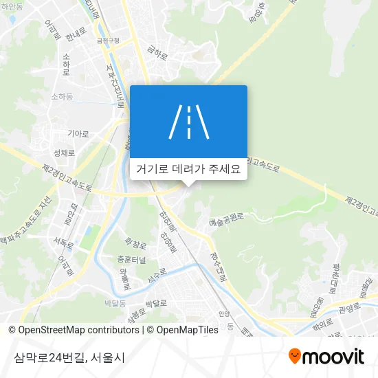 삼막로24번길 지도