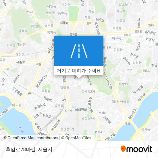 후암로28바길 지도