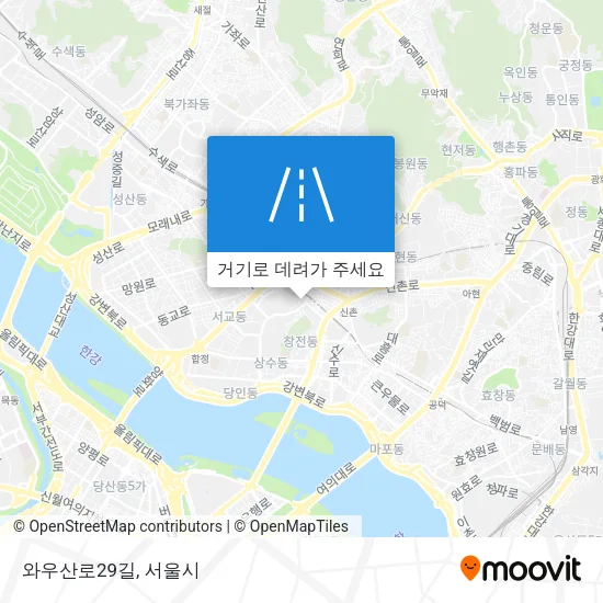 와우산로29길 지도