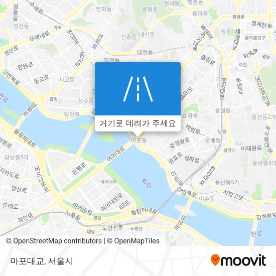 마포대교 지도