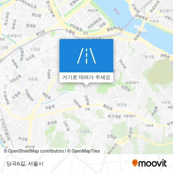 당곡6길 지도