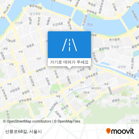 선릉로68길 지도