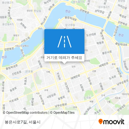 봉은사로7길 지도