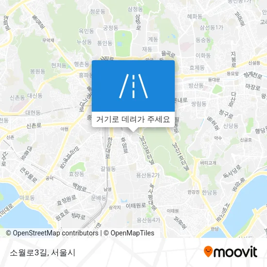 소월로3길 지도
