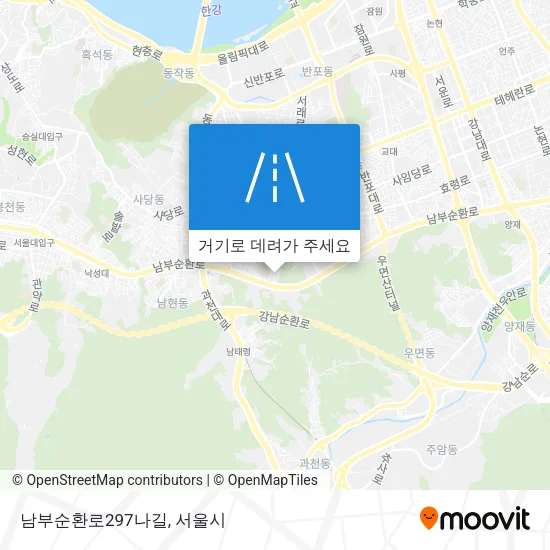 남부순환로297나길 지도