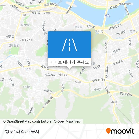 행운1라길 지도