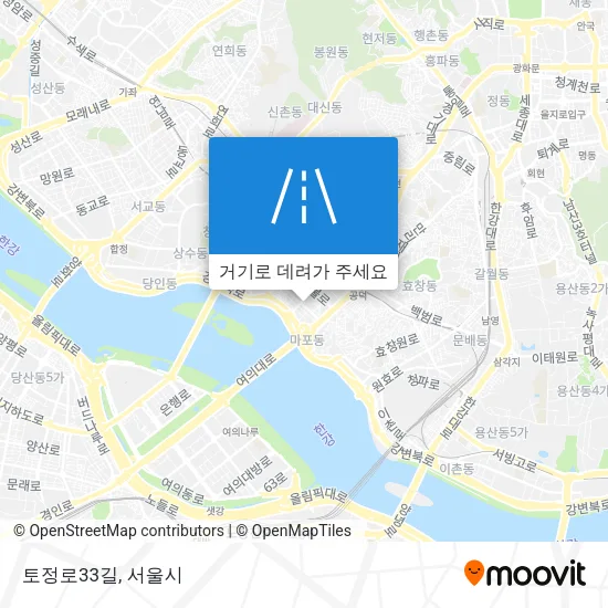 토정로33길 지도