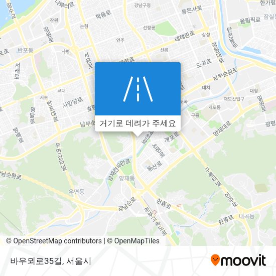 바우뫼로35길 지도