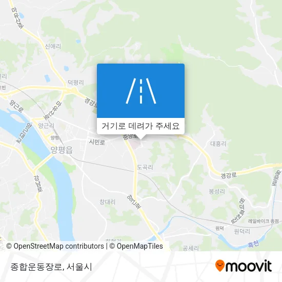 종합운동장로 지도